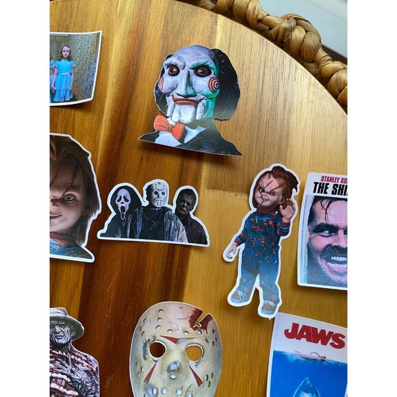 16 Scary Movie Horror Movie Waterproof Stickers Bottle Laptop Locker Notebook - Picture 2 of 3